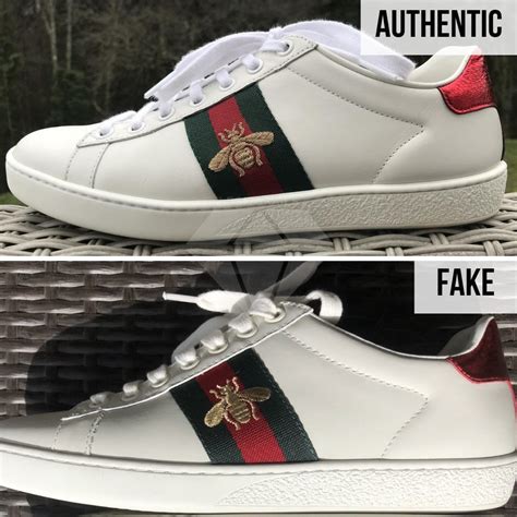 gucci ace authentic vs fake|how to tell gucci ace.